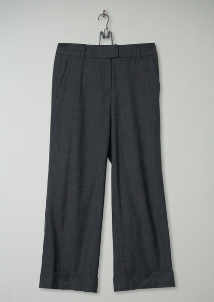 Pantaloni Panama dritti, taglia L (462) | Grigio