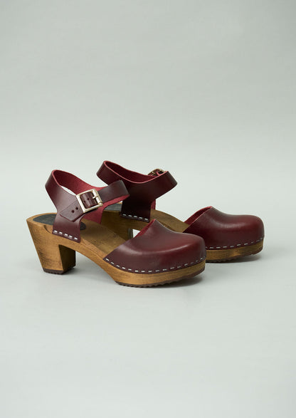 Zoccoli con tacco Reworn Kitty Clogs taglia 41 (326) | Granato