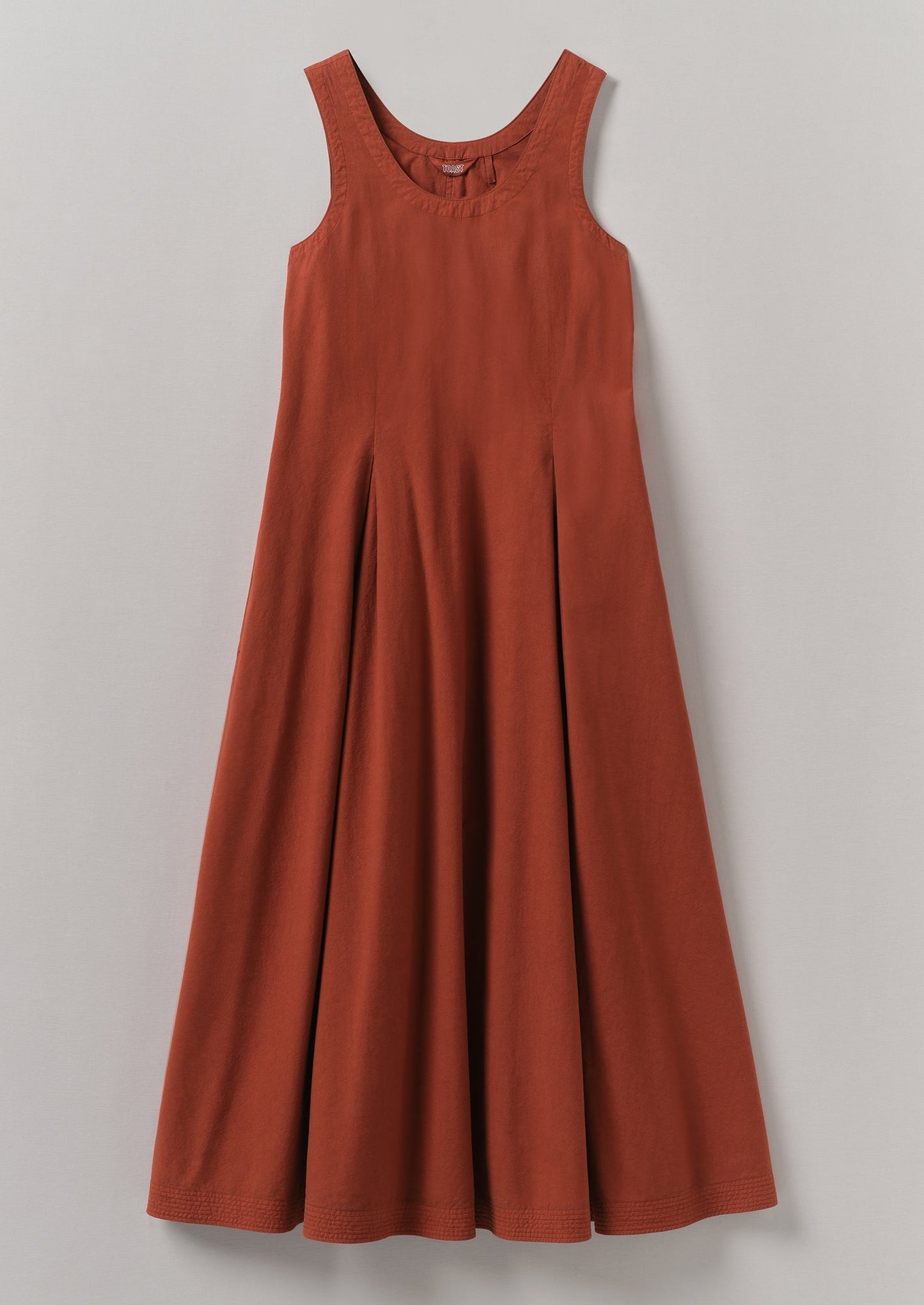 Abito estivo in popeline di cotone | Mattone