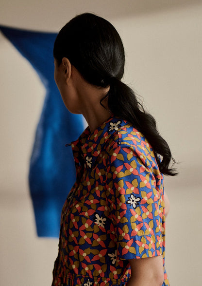 Abito camicia in cotone Selma | Bluebird