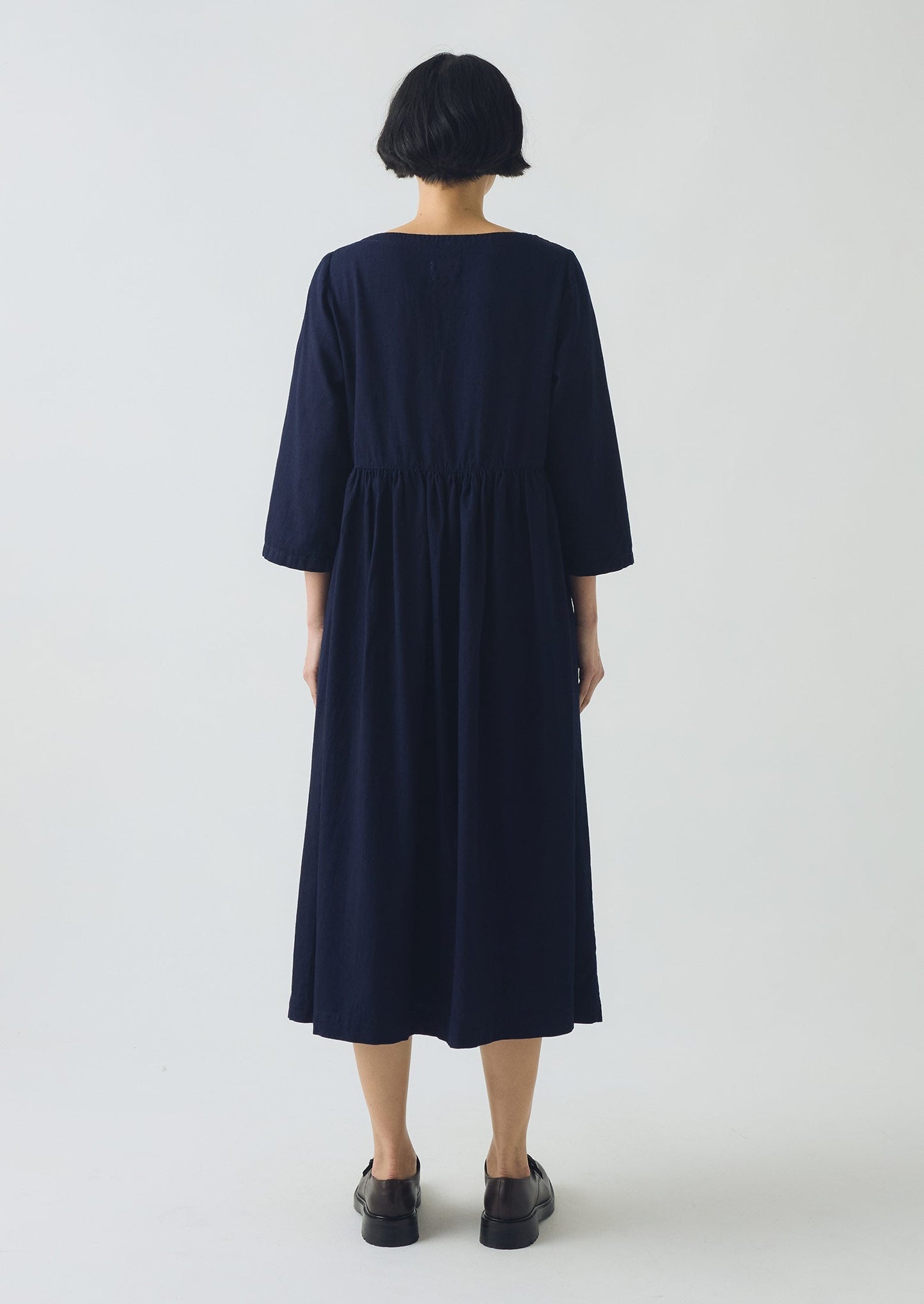 Abito in twill indaco Freya | Indaco