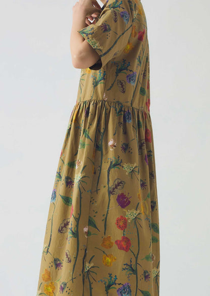 Abito camicia in cotone con stampa floreale Archivist | Cumino