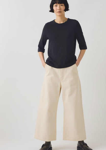 Maglietta in cotone Cleo | Nero carbone