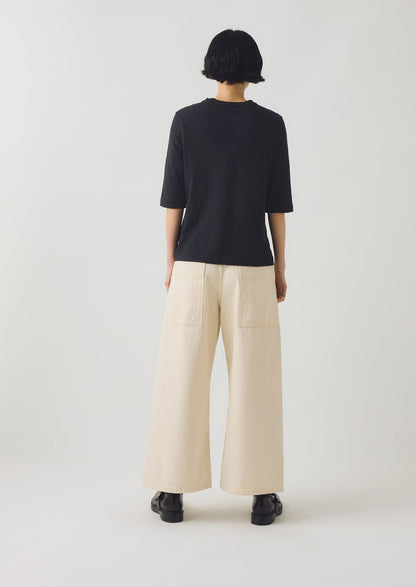 Maglietta in cotone Cleo | Nero carbone