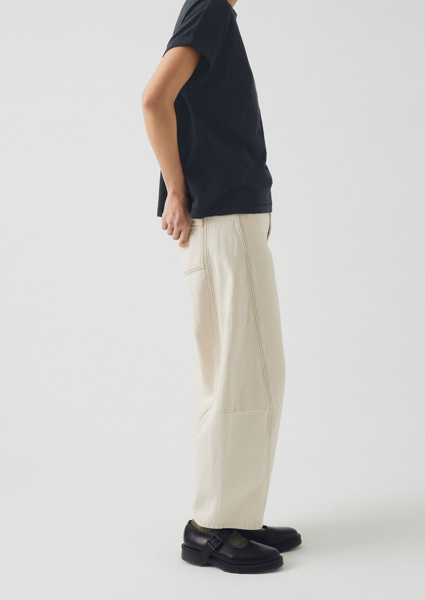 Maglietta Easy in cotone biologico Alda | Carbone