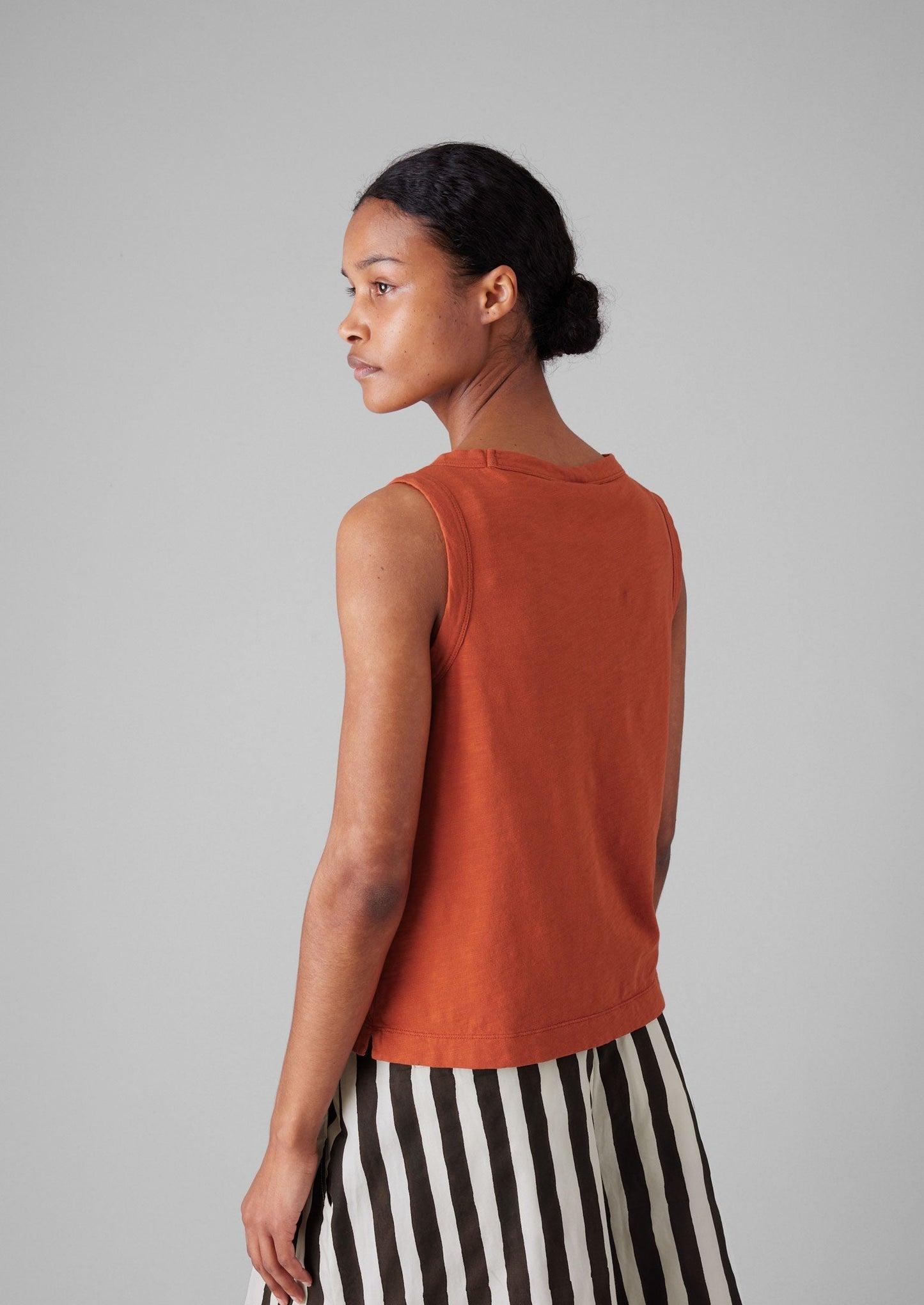 Canotta in cotone biologico tinto in capo | Ginger Nut