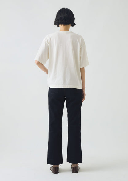 Maglietta in cotone a maniche corte | Bianco carta