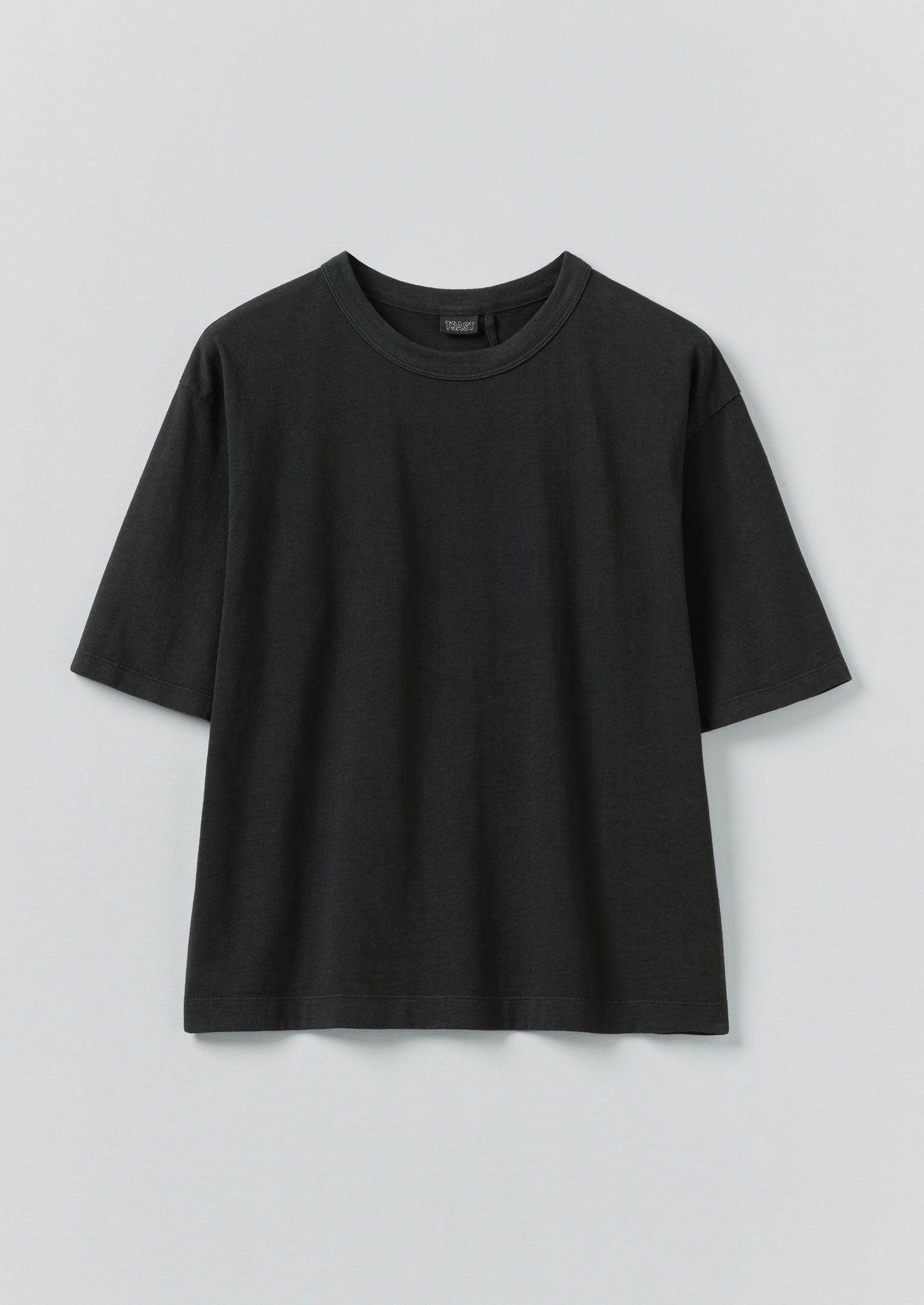 Maglietta in cotone a maniche corte | Antracite scuro