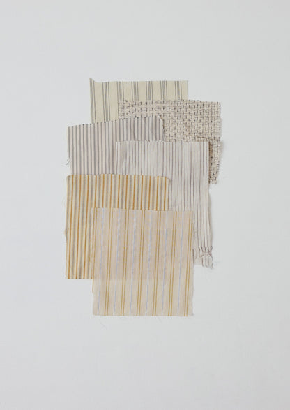 Gilet in cotone con punto patchwork Kantha | Ecru