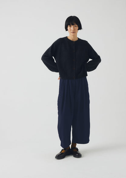 Cardigan raglan in lana e cashmere Eden | Carbone