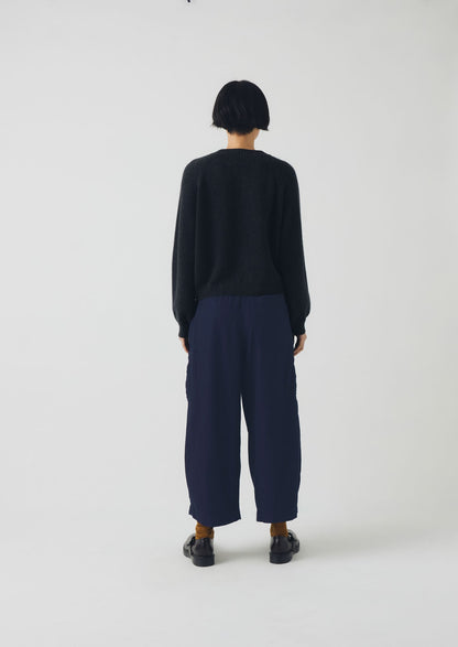 Cardigan raglan in lana e cashmere Eden | Carbone