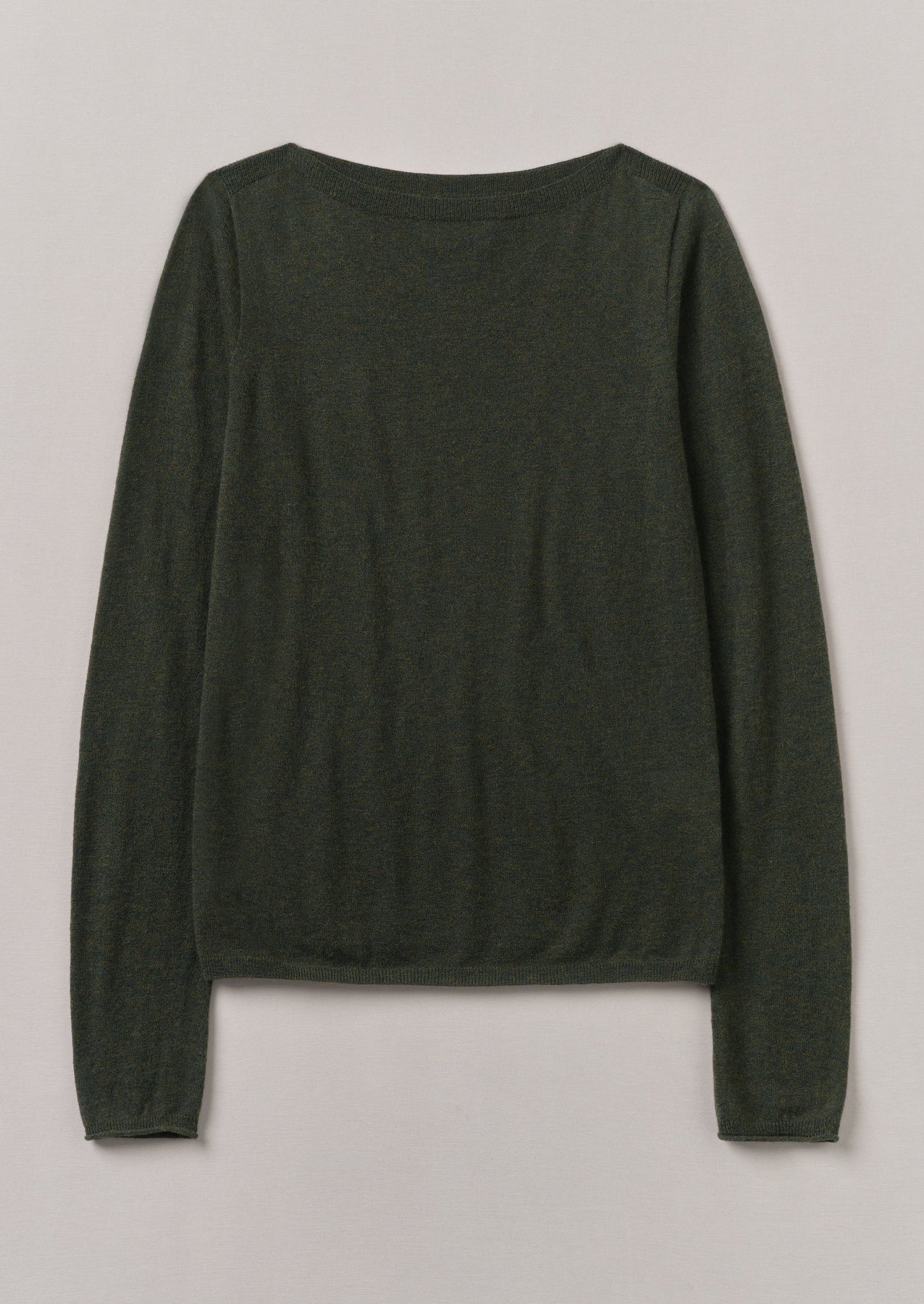 Maglione in lana fine e cashmere | Verde oliva