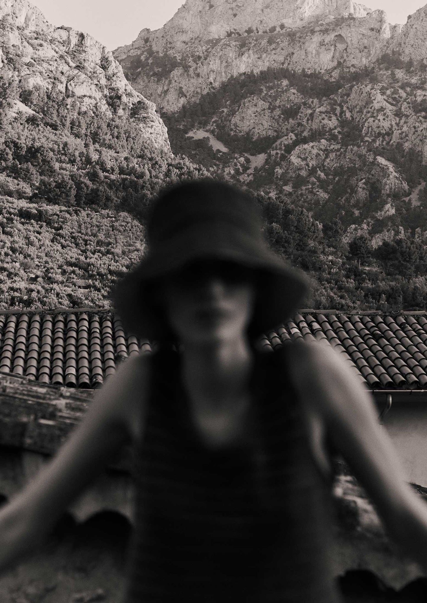 Gilet in maglia di lino e cotone a righe | Bluebird/Brick