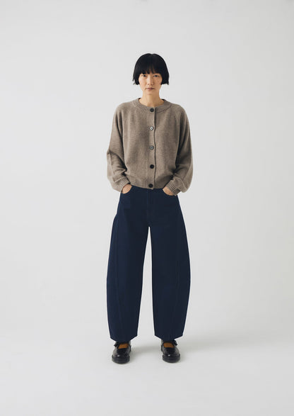Cardigan raglan in lana e cashmere Eden | Semi di lino
