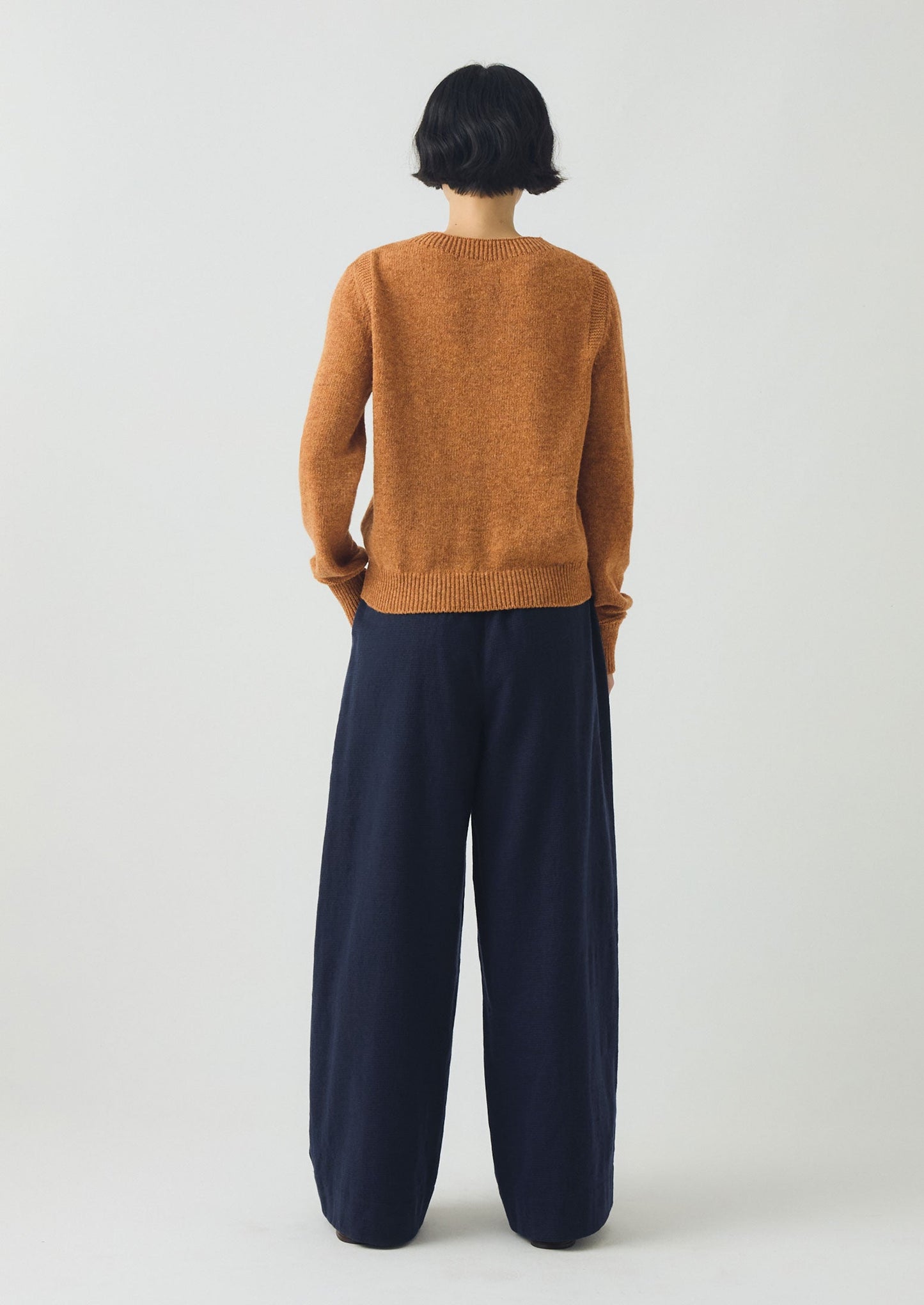 Maglione di lana color mélange | Zenzero