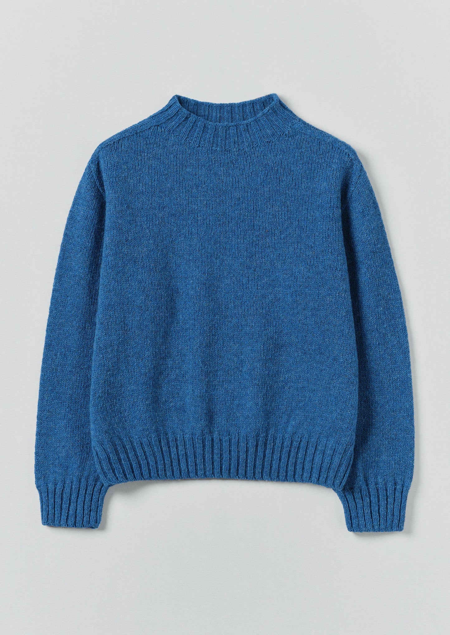 Maglione in lana britannica | Blu azzurro