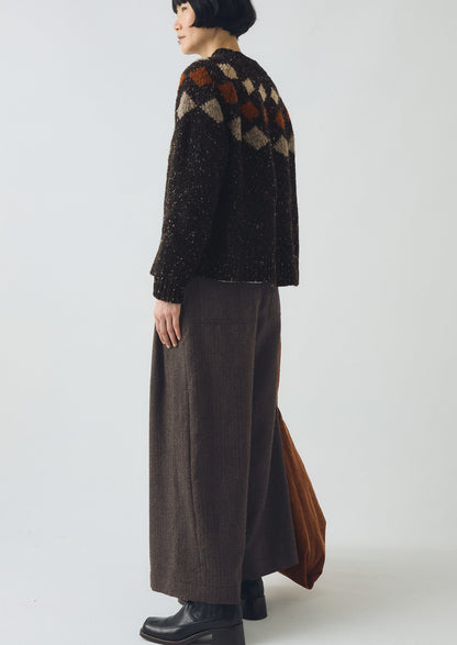 Maglione Donegal Diamond Yoke | Graphite Multi