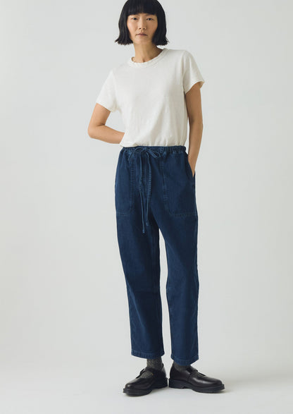 Pantaloni in denim con pannelli Suki | Indaco