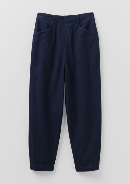 Pantaloni Alix Indigo Twill | Indaco