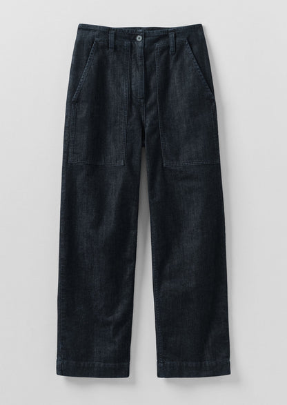 Pantaloni da lavoro in denim indaco | Indaco