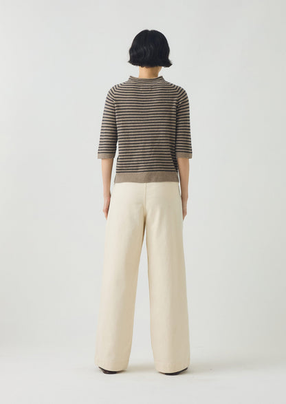 Jeans lunghi in denim biologico Annie | Ecru