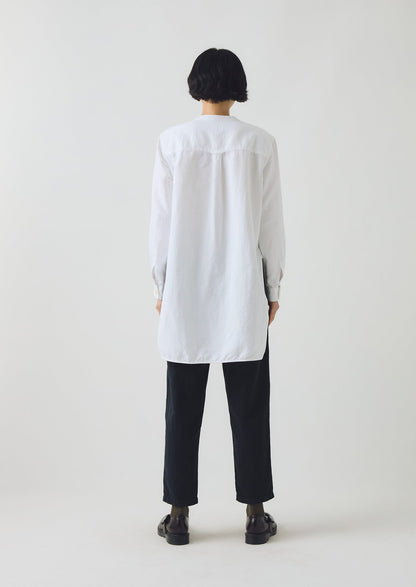 Pantaloni in cotone e lino Alix | Blu ardesia