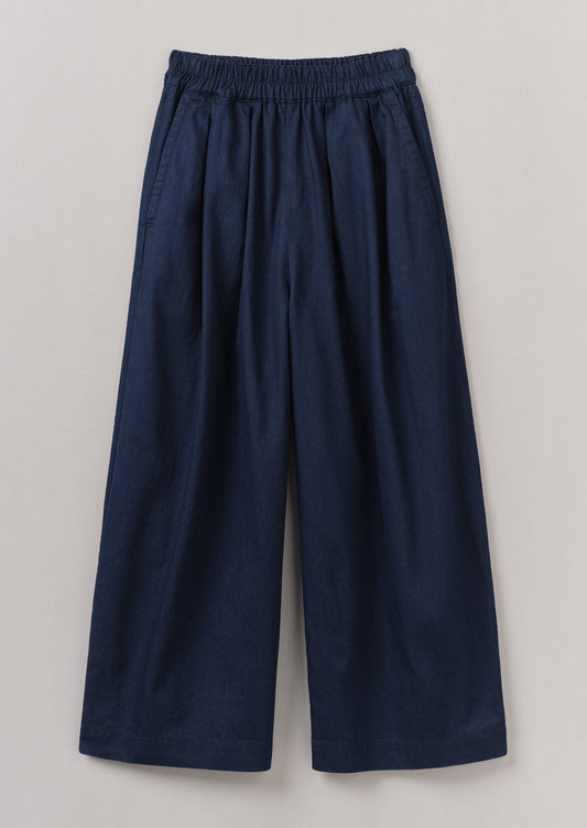 Pantaloni in twill | Indaco