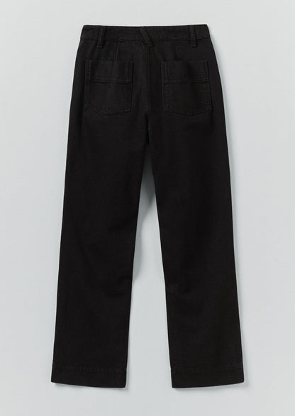 Pantaloni slim in denim | Nero carbone