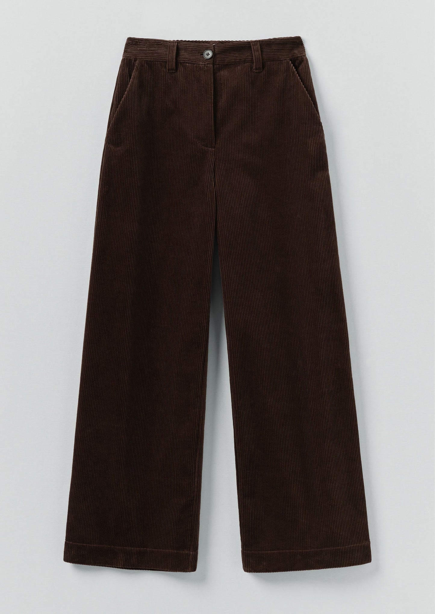 Pantaloni a gamba larga in velluto a coste biologico | Java