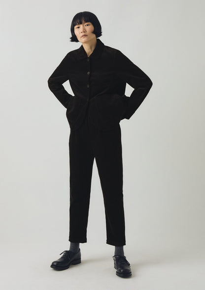 Pantaloni Gabi in velluto a coste biologico | Antracite