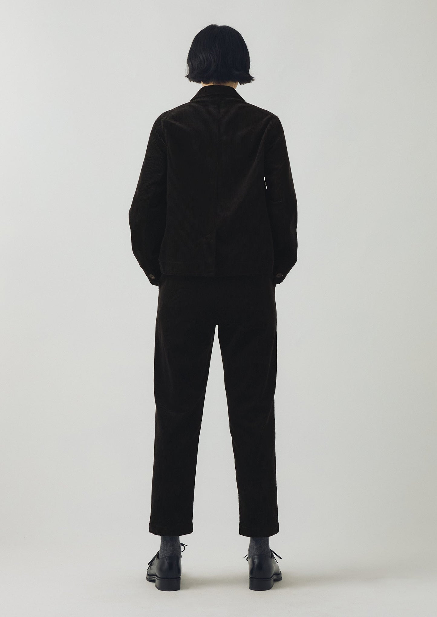 Pantaloni Gabi in velluto a coste biologico | Antracite