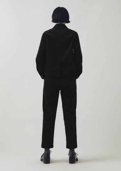 Pantaloni Gabi in velluto a coste biologico | Antracite