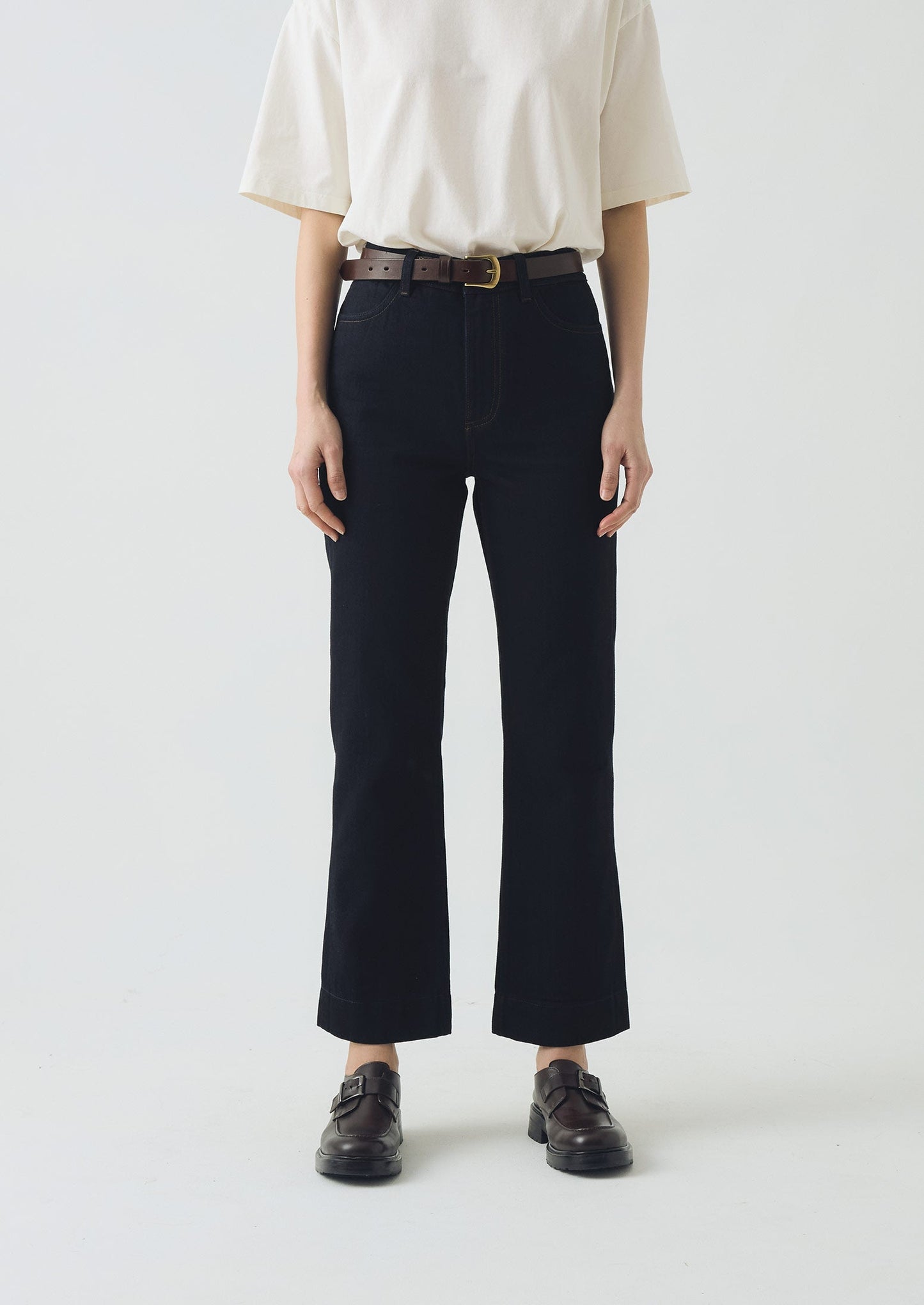 Pantaloni slim in denim giapponese | Indaco