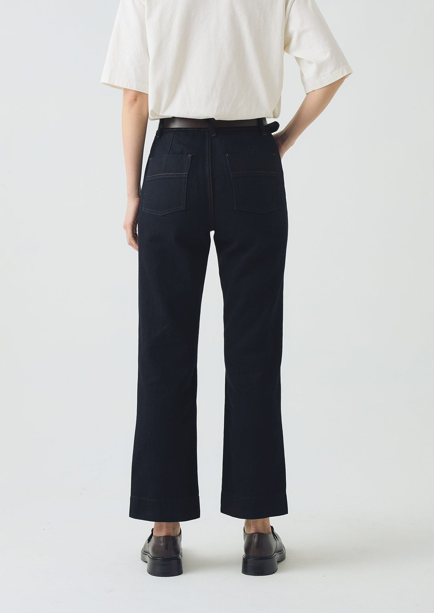 Pantaloni slim in denim giapponese | Indaco