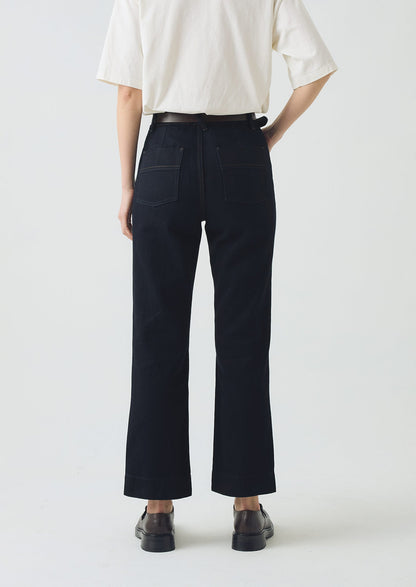 Pantaloni slim in denim giapponese | Indaco