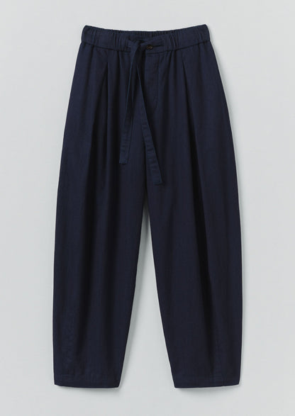 Pantaloni in twill indaco Bronwen | Indaco