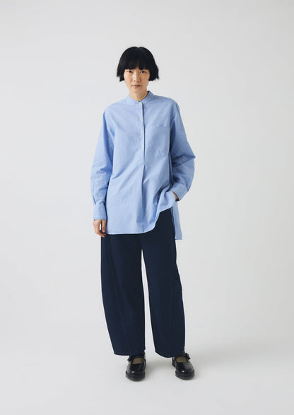 Camicia lunga in cotone Oxford Taro | Chambray