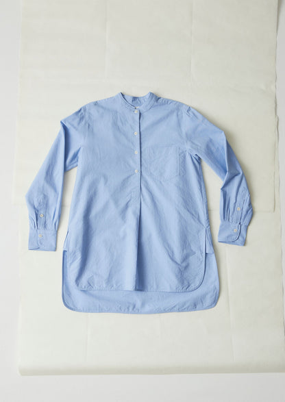 Camicia lunga in cotone Oxford Taro | Chambray