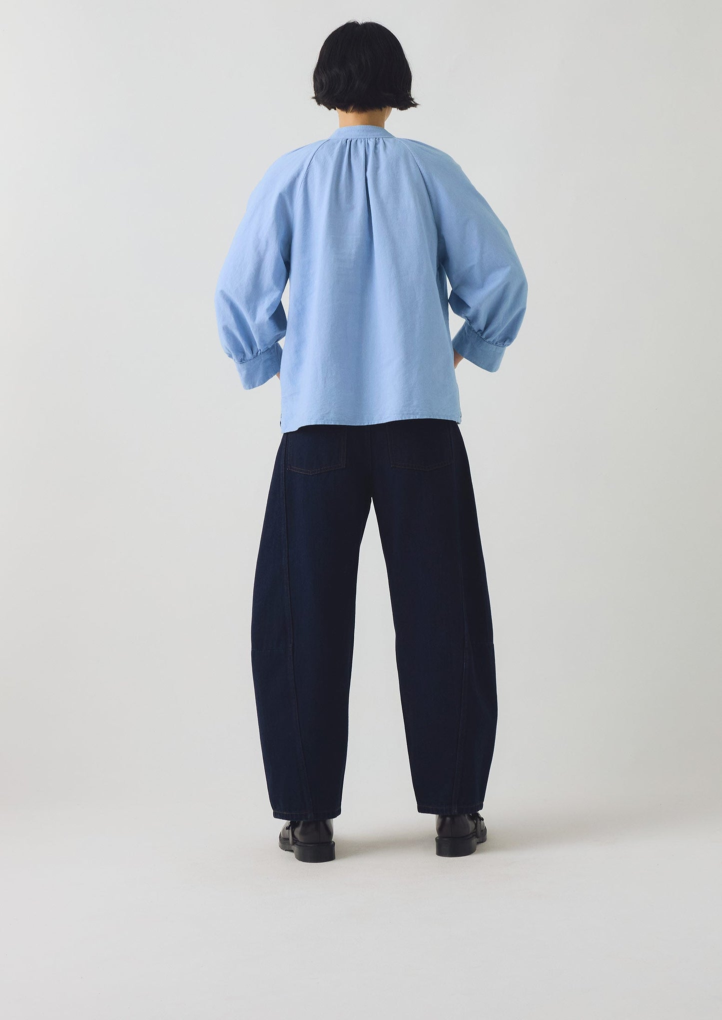 Camicia Catrin in cotone Oxford Easy | Chambray