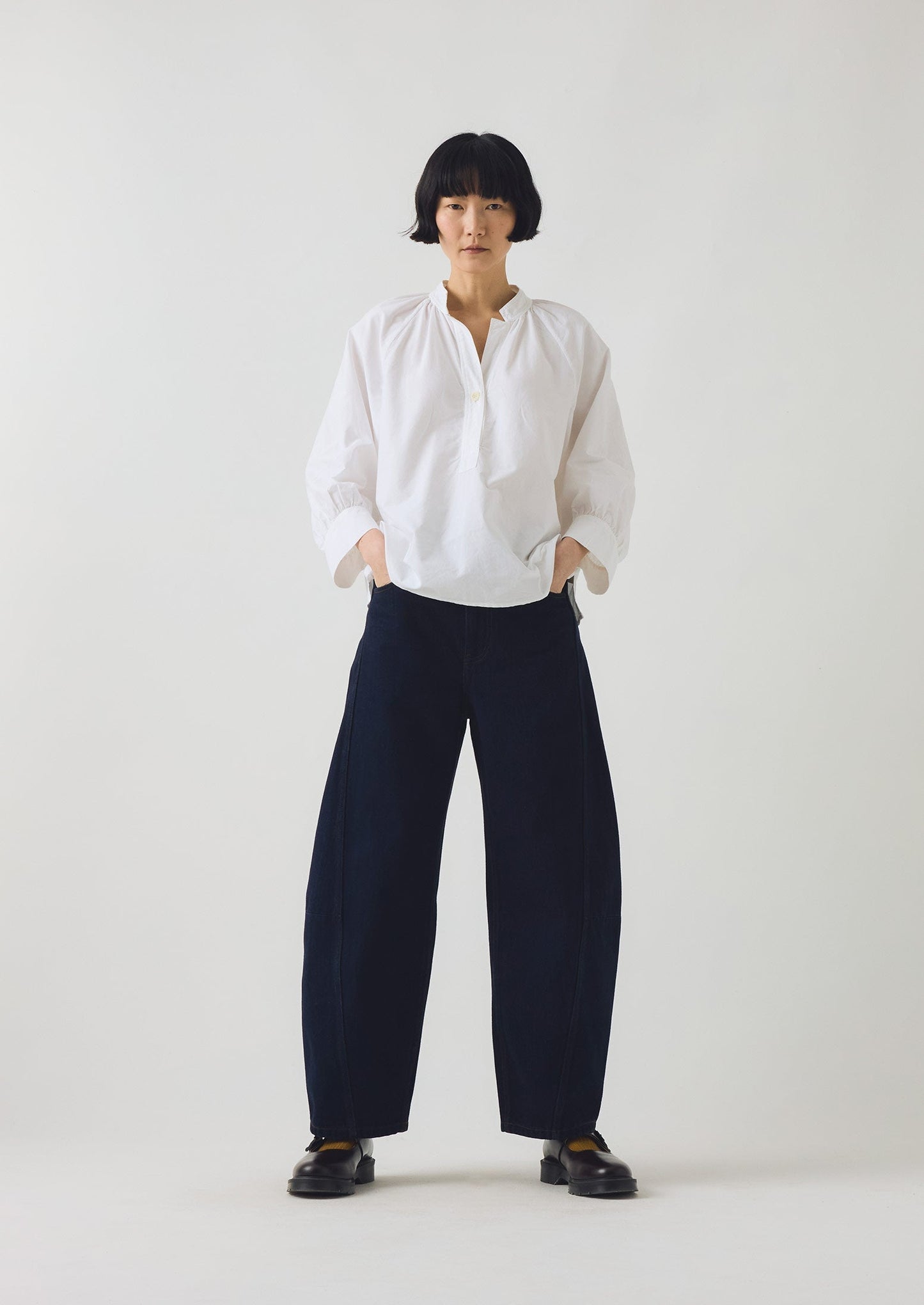 Camicia Catrin in cotone Oxford Easy | Bianca