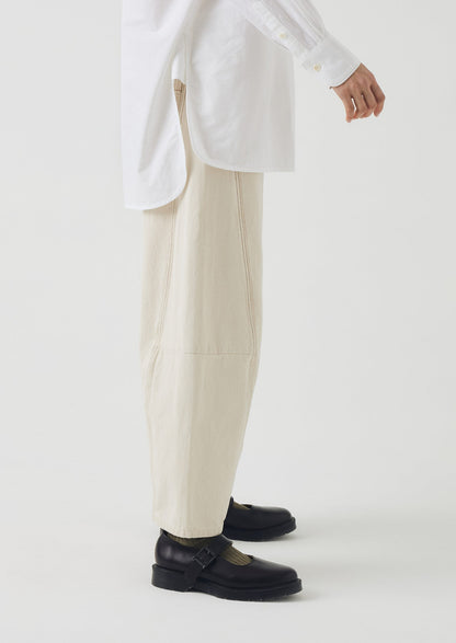 Camicia lunga in cotone Oxford Taro | Bianca